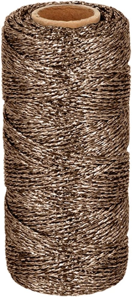 Bruin metaalkoord 100 m x 1,5 mm - Artemio