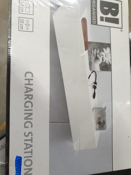 B!Organised Oplaadstation Wandbox zwart 10x55x12cm