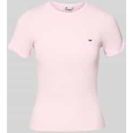 Slim Fit T-shirt van katoenmix