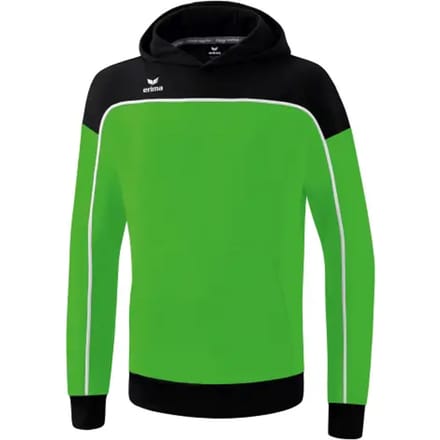 Erima Change Sweatshirt Met Capuchon Kinderen - Wit / Zwart / Green | Maat: 152