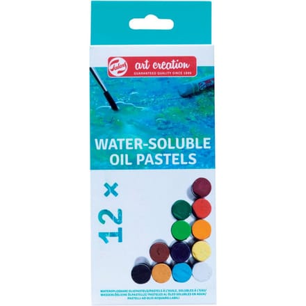 Talens AC Water-Soluble Oil Pastels Set 12st Verven en kleuren