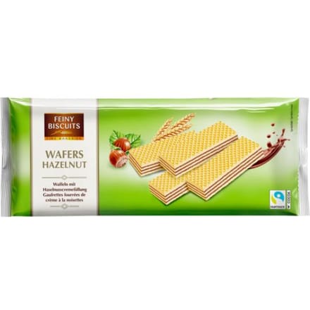 Feiny Biscuits Gaufrettes aux Noix 250 g