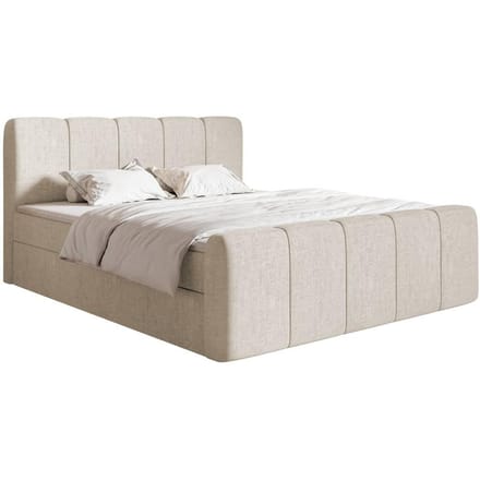 Boxspring Chloe 140x200 chenille met opbergruimte | NADUVI Collection