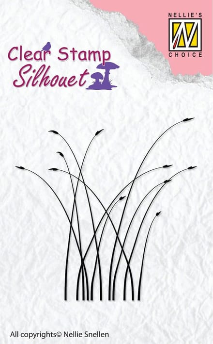 SIL032 Nellie Snellen clearstamp - Stempel Bloeiende Gras