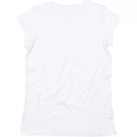 Vrouwen T-shirt met omgeslagen mouwen Mantis