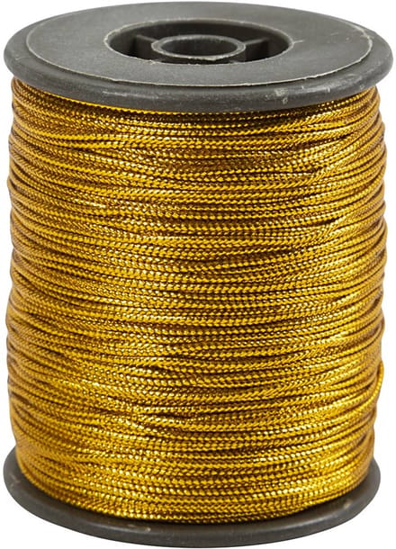 Koord, dikte 0,5 mm, goud, 100 m/ 1 rol