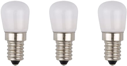 SPL E14 LED Lamp 1.5W - Warm Wit - 3000K - LED Buislamp P23 Opaal - 3 Stuks