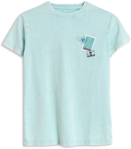 4PRESIDENT T-shirt jongens - Blue Radiance - Maat 152