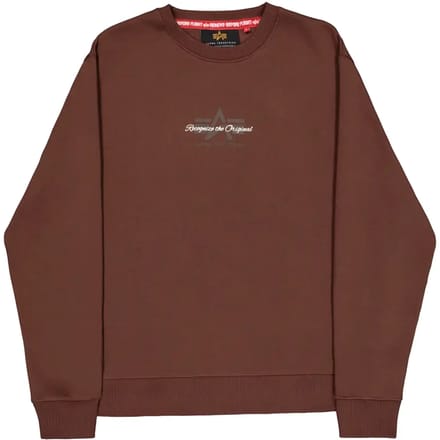 Regular fit sweatshirt van katoenmix met labeldetail