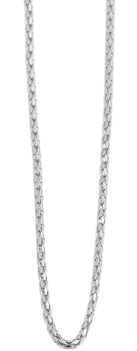 AKZENT Akzent unisex ketting Max, zilverkleurig, duurzaam