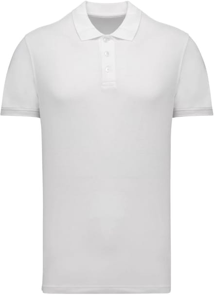 Kariban Piqué herenpolo K290 - White - M