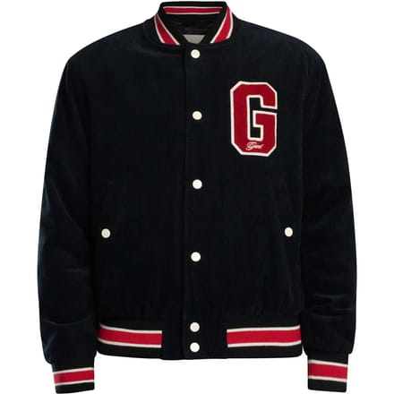 Regular fit gewatteerd jack met logostitching model 'Windcheater'
