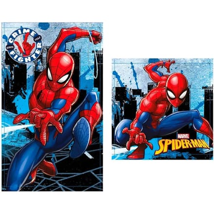 Katoenen badhanddoek Marvel Spiderman (x2)