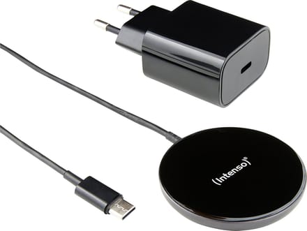 (Intenso) Magnetic Wireless QI Charger MB1 - zwart