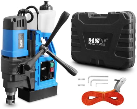 MSW Magneetboormachine - 1650 W - 290/510 tpm - boordiameter max. 16/50 mm 10062894