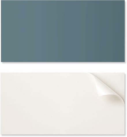 Zelfklevend decoratief vinylpaneel met print, 100x50 cm, donker zeeblauw.