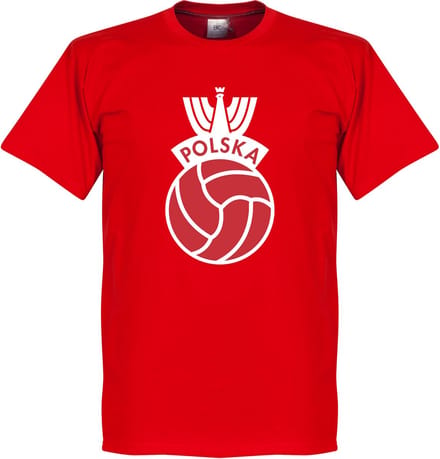 Polen Vintage Logo T-Shirt - Rood - 3XL