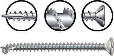 STARX PRO SPAANPLAATSCHROEF VERZ PK TX 4.0X40