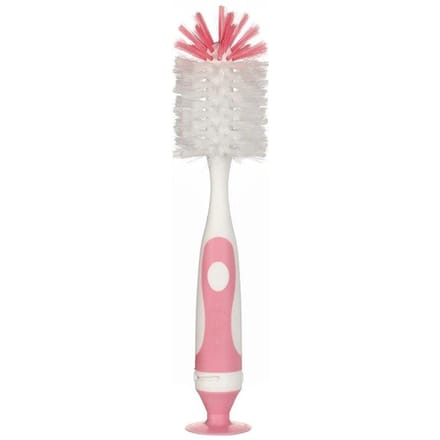 Ensemble d'outils de nettoyage 2 en 1 pour biberons et biberons en nylon pour mère et enfant rose