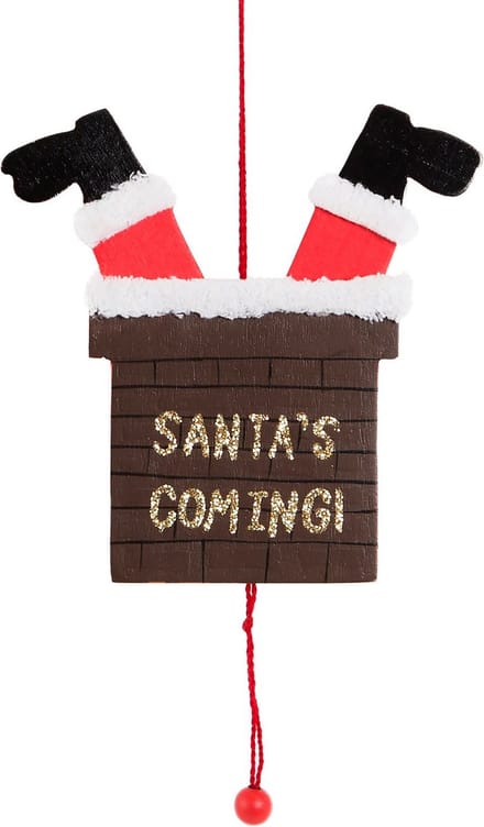 Trek kerstdecoratie kerstman - Sass & Belle
