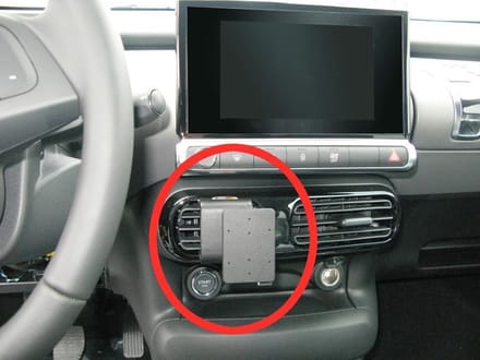 Brodit ProClip houder geschikt voor Citroën C4 Cactus 2018-2023 Center mount