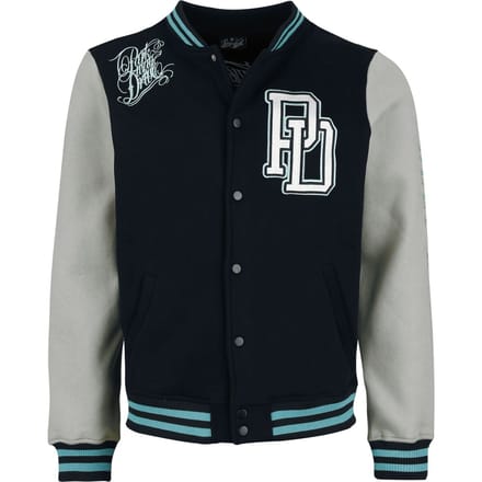 Parkway Drive Collegejas - Deep Blue Varsity Jacket - S tot 5XL - voor Mannen - meerkleurig