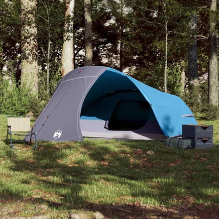 vidaXL - Koepeltent - 4-persoons - waterdicht - blauw