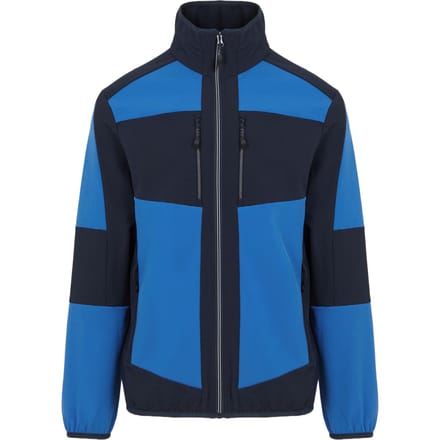 Regatta E-Volve 2-laags Soft Shell-jack voor volwassenen (Sterk Blauw/Navy)