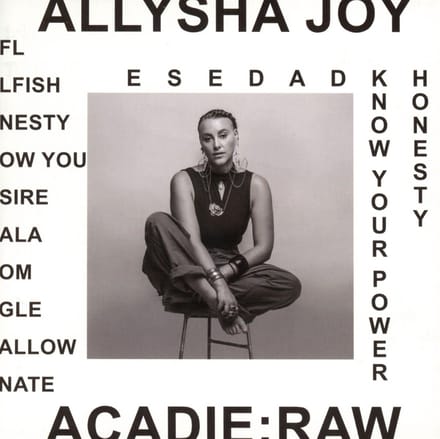 Allysha Joy - Acadia: Raw (CD)