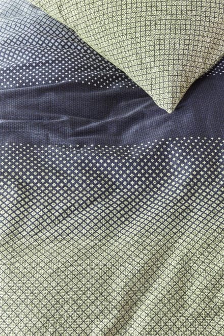Beddinghouse Duco dekbedovertrek - Eenpersoons - 140x200/220 cm - Blauw Groen