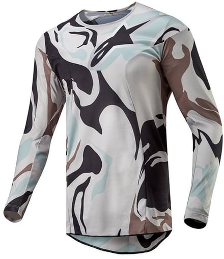 Alpinestars Racer Tactical Jersey Iron Camo Dust Grijs -