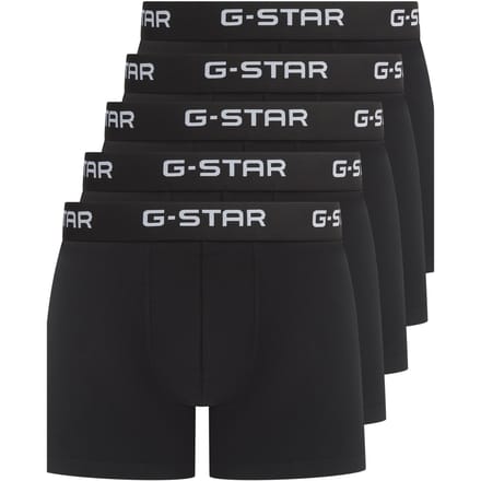 G-Star Heren Boxershorts Trunks MAIZE 5-Pack Multipack Zwart - Maat S