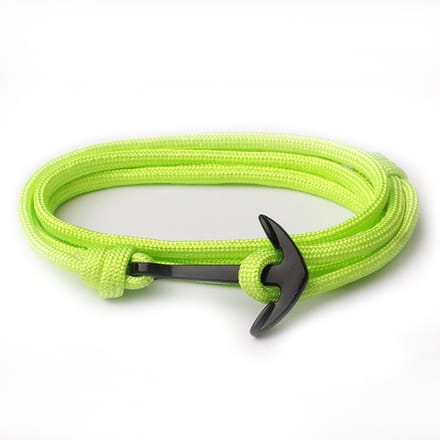 Anker armband Neon Groen polyester koord