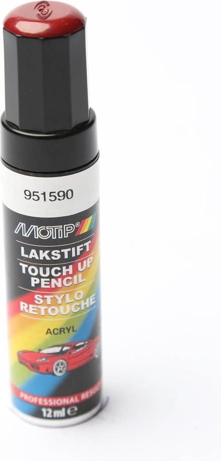 Motip 951590 - Auto lakstift - Rood Metallic - 12 ml