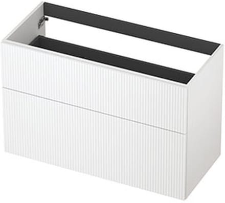 INK - Onderkast 2L A-sym Gelakt Gefr. Front - 1000x450x650 Mm - Mat Wit