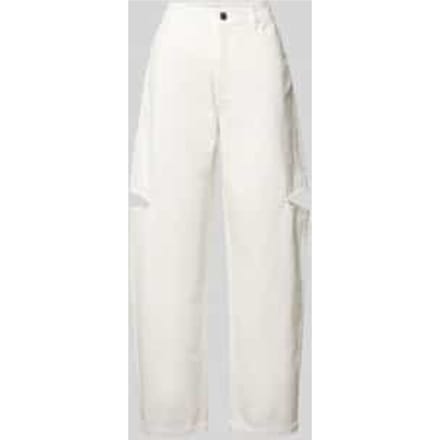 Barrel jeans met zijwaartse cut-outs