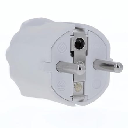 PVC Stekker voor Binnengebruik - Wit