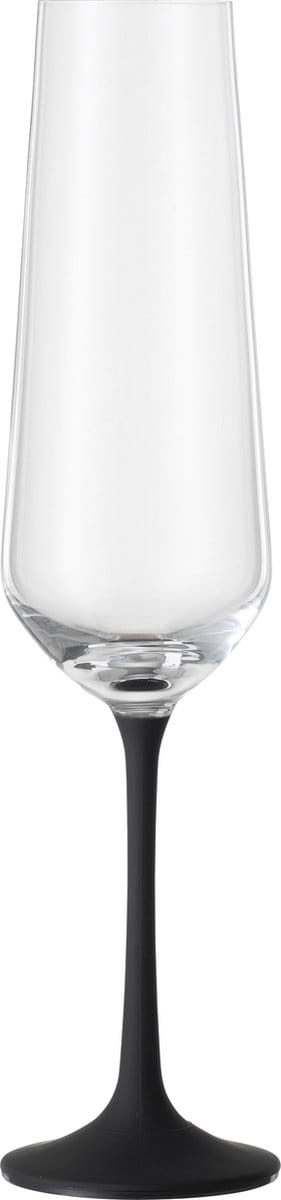 Bohemia Crystal Sandra Black Champagneflûte 200ml | 6 stuks