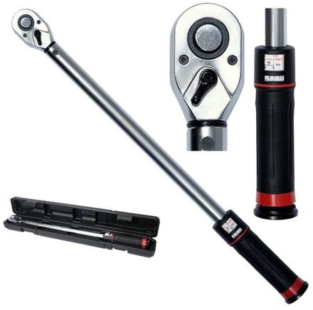 Yato Serie - Draaimomentsleutel - 1/2" - 65-350 Nm - Ergonomische Greep