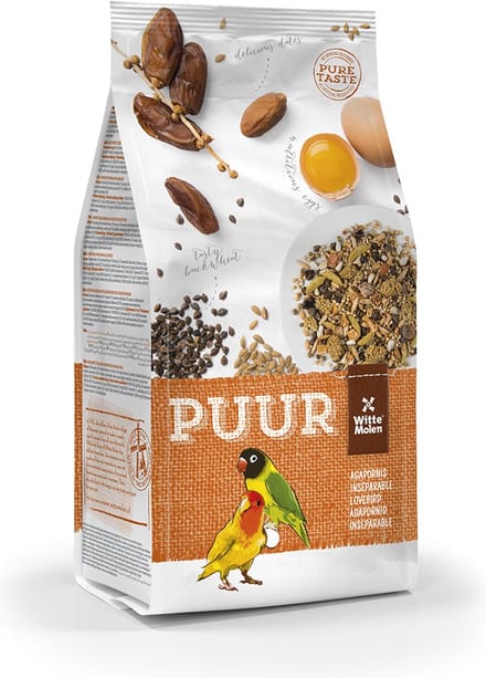 Witte Molen - Binnenvogelvoer - Vogel - Puur Agapornis 750gr - 1st