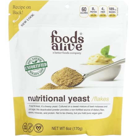 Flocons de levure nutritionnelle, 6 oz (170g)