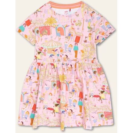 Oilily Daschita Jurk- maat98/3T Prism Roze