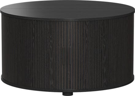 Vicco Salontafel Selva, Zwart, 80 x 80 cm met schuifdeur
