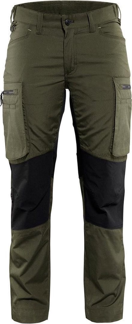 Blaklader Dames Service werkbroek Stretch 7159-1845 - Vrouwen - Leger/Zwart - 44