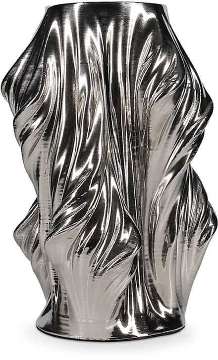 SP Collection Vaas 20x20xH28,5cm satin silver Vea