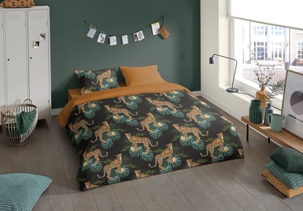 Pure Dekbedovertrek "luipaarden" - Multi - (140x200/220 cm) - Microfiber