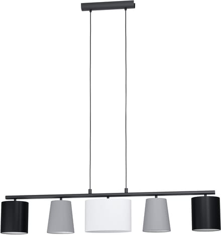 EGLO Almeida 1 Hanglamp - E14 - 120 cm - Zwart