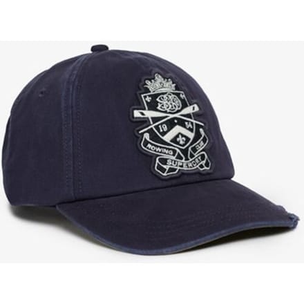 Superdry Vintage Crest Baseballpet Blauw Grootte: 1SIZE