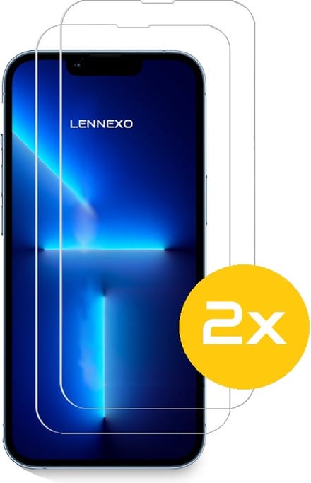 Screenprotector Geschikt Voor iPhone 13 Mini - Glasplaat - Tempered Glass - 2 Stuks