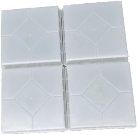 Betonmal Vorm - Pad Maker - Tuinpad Maken - Herbruikbaar Golfpatroon - 25 cm - Wit